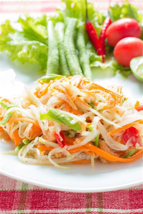 Papaya salad 771782 Stock Photo at Vecteezy