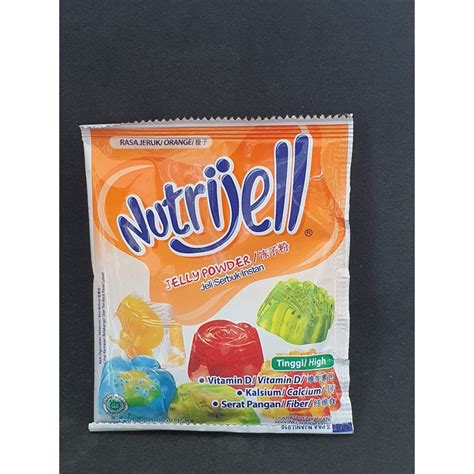 Jual Nutrijell Nutrijel Bubuk Jelly Berbagai Varian Rasa Gr