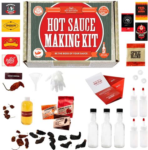 Diy Gift Kits Hot Sauce Making Kit All Inclusive Set For World S Hottest Sauce Great For