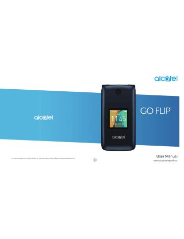 alcatel  flip user manual manualzz