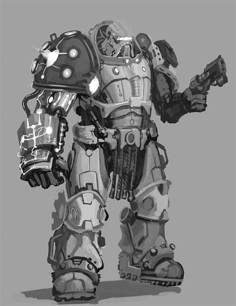 Sci Fi Armour Concept By Kathistoboubali32 On Deviantart