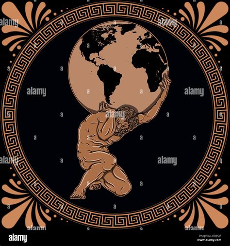 statue  atlas holding globe  res stock photography  images alamy