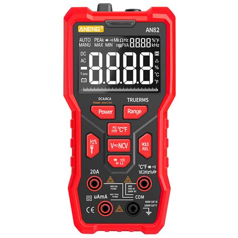 Цифровой мультиметр AN82 Teer DIY Переходный конденсатор красный ...