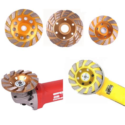 Turbo Single And Double Row Diamond Cup Grinding Tools For Concrete