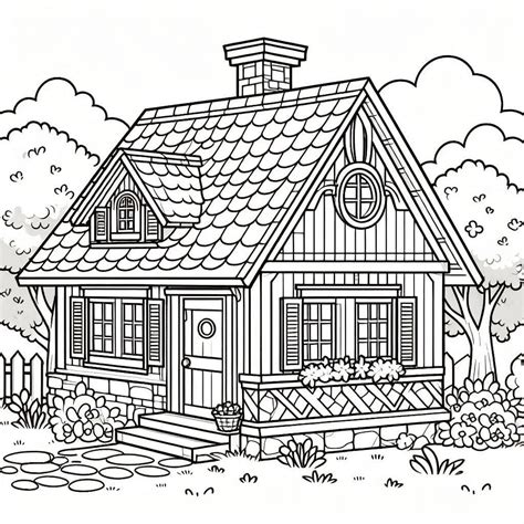 Comodos Da Casa Para Colorir
