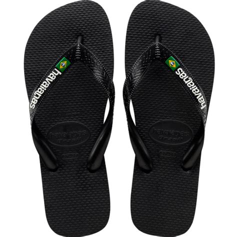 Chinelo Havaianas Brasil Logo Preto Shopee Brasil