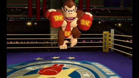 Punch Out Wii All Donkey Kong Animations Youtube