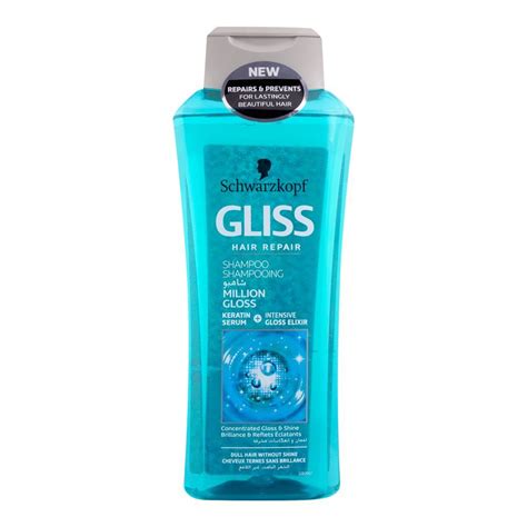 Buy Schwarzkopf Gliss Hair Repair Million Gloss Shampoo 400ml Online