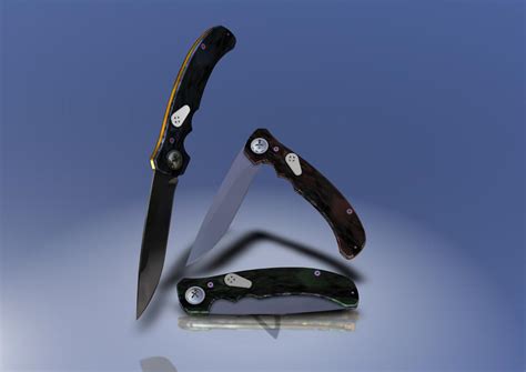 Нож складной в Wildfire 5 - Чертежи, 3D Модели, Проекты, Холодное оружие