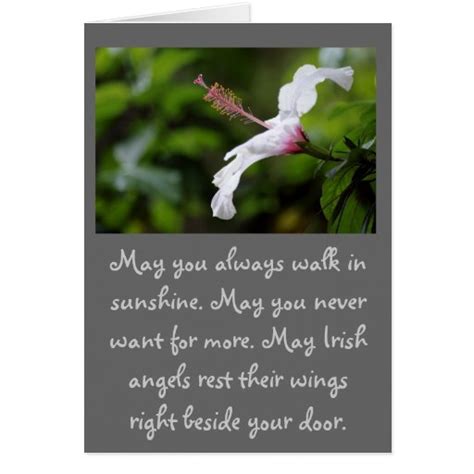 May You Always Walk In Sunshine Card Zazzle