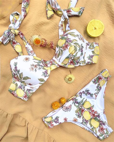 BIKINI TOP COPAS LIMONES LAGOM