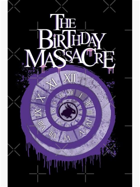 The Birthday Massacre Clock Photographic Print For Sale By Keyanimari Redbubble