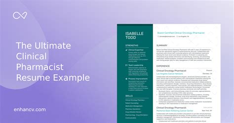5 Clinical Pharmacist Resume Examples And Guide For 2023