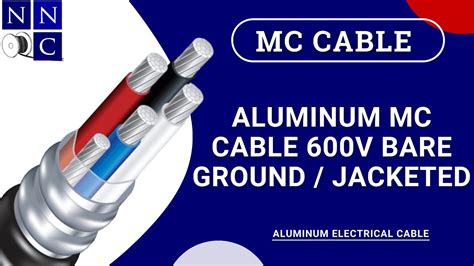 Nassau Aluminum Conductor Jacketed Aluminum MC Cable Metal Clad