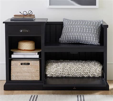 Aubrey Entryway Storage Bench Pottery Barn