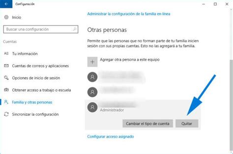 Cómo crear o borrar una cuenta de usuario administrador en Windows 10