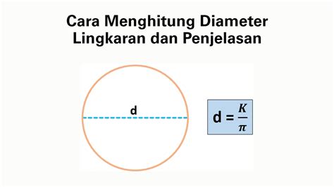 menghitung diameter lingkaran  penjelasan