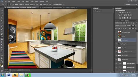 Adobe Photoshop Basics Part 10b Adding Detail To A 3d Rendering