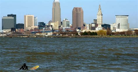 Lake Erie Waves Surge Past Seawall Flooding Michigan Neighborhoods