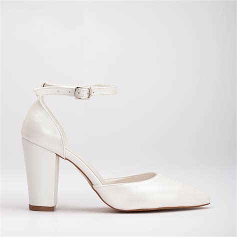 Agnes - Ivory Pearl Wedding Heels | Ivory heels wedding, Wedding heels