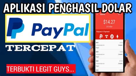 Aplikasi Penghasil Saldo Paypal Tercepat Youtube