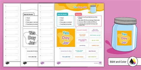 Yes Day Jar Activity For K 2nd Grade Teacher Made Twinkl