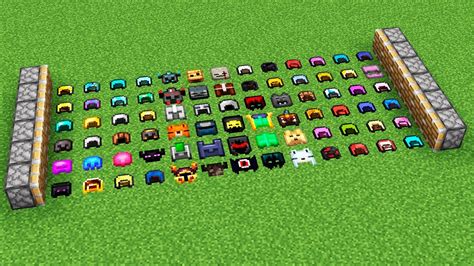 All Helmets Minecraft Combined Youtube