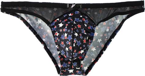 Pkxpao Men S Thongs Underwear Boxer Briefs Pouch Underwear Lingerie For Men Bikini Briefs Sissy