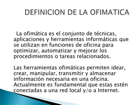 Herramientas Ofimaticas PPT