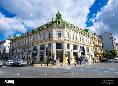 Center Of Punta Arenas Patagonia Chile South America Stock Photo Alamy