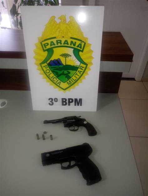 PM Prende Dois Homens E Apreende Armas De Fogo No Sudoeste Do Estado