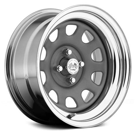 Us Wheels® Daytona Series 022gmc Wheels Gunmetal Center With Chrome