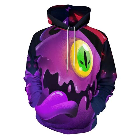 FgteeV Goozy Adult Sweater Pullover Hoodie 3D Printed Loose Hooded Long