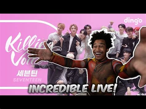 세븐틴 SEVENTEEN 의 킬링보이스를 라이브로 박수 예쁘다 울고 싶지 않아 A TEEN HOT 아낀다 어쩌나 Left Right REACTION