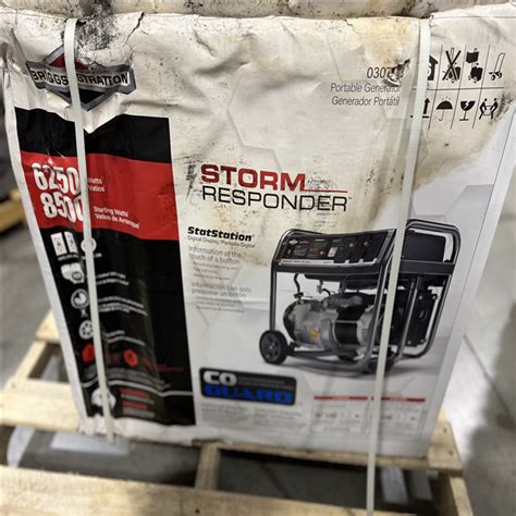 DALLAS LOCATION Briggs Stratton Storm Responder 6 250 Watt Gasoline