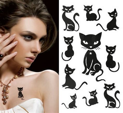 Free Amazing Styles Pussy Cat Tattoo Design Idea Images Pictures