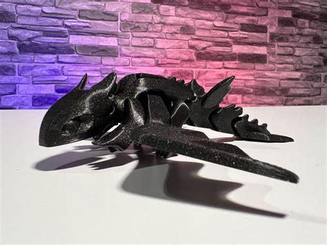 Articulated Toothless - Nice Flexi Dragon STL for Download - 3DPTK.com