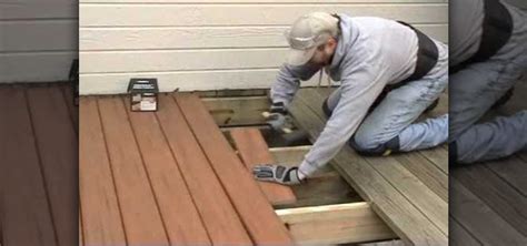 How To Replace Worn Out Wood With Composite Decking Construction And Repair Wonderhowto