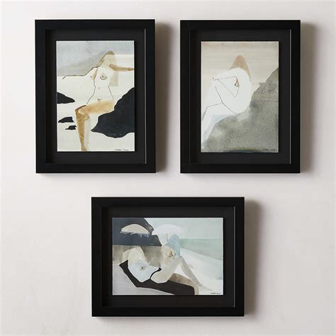 Nude Framed Giclee Modern Art Print Set Of Reviews CB