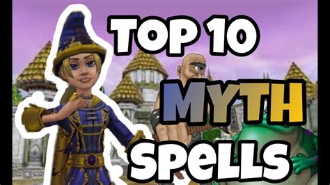 TOP 10 MYTH SPELLS Wizard101 Top 10 YouTube