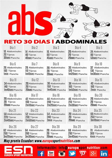 Tu Reto Para 30 Días L Workout Abdominales Definidos Proteína