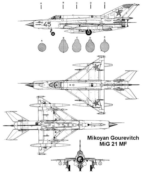 Mig 21 Blueprint