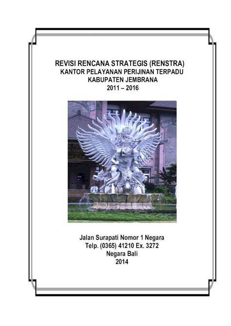 Pdf Revisi Rencana Strategis Renstra Revisi Rencana Strategis