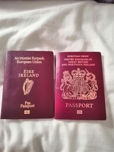 My Irish and UK passports : r/PassportPorn