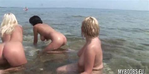 Three Busty Teens Naked On Public Beach Extasi Dolni Ines Cudna Malina May Tnaflix