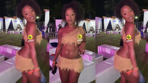 Efia Odo Attends An Event Almost Naked