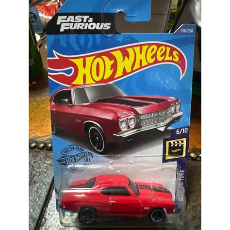 hot wheels 風火輪 玩命關頭 fast furious 70 CHEVELLE SS 唐老大 蝦皮購物