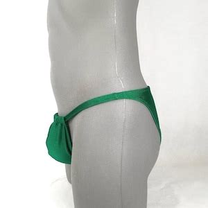 Kelly Green Sexy Sliding Men S Bikini Swimsuit Etsy