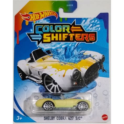 HOT WHEELS COLOR SHIFTERS SHELBY COBRA 427 S C CFM48 LA11 MUDA DE COR Shopee Brasil