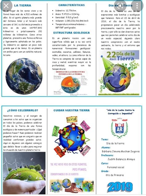 Tríptico de nuestro mundo nuestro espacio Quién es el emisor del